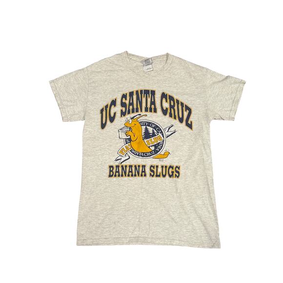 UC Santa Cruz Banana Slugs Funny Vincent Vega T-Shirt Blanc pour Les